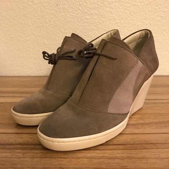 Hussein Chalayan x Puma Urban Fold Suede Leather Wedge Sneaker Made in Italy - Picture 2 of 7